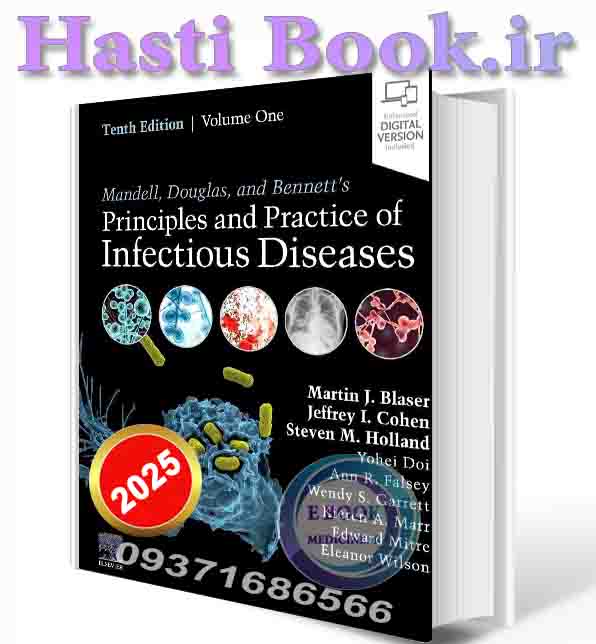 دانلود کتاب Mandell, Douglas, and Bennett's Principles and Practice of Infectious Diseases: 2-Volume Set 10th Edition 2026(ORIGINAL PDF)